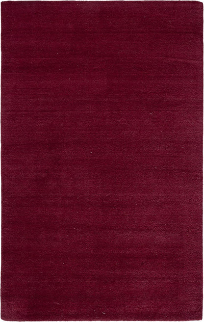 SAFAVIEH Himalaya Collection 6' Round Black HIM610C Handmade Premium Wool Area Rug