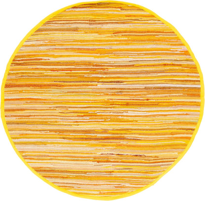 SAFAVIEH Area Rug 3x5 - Rag Rug Collection - Blue & Multi, Handmade Cotton, Boho Stripe Pattern, Ideal for Entryway, Living Room, Bedroom, Dining Space (RAR130B)