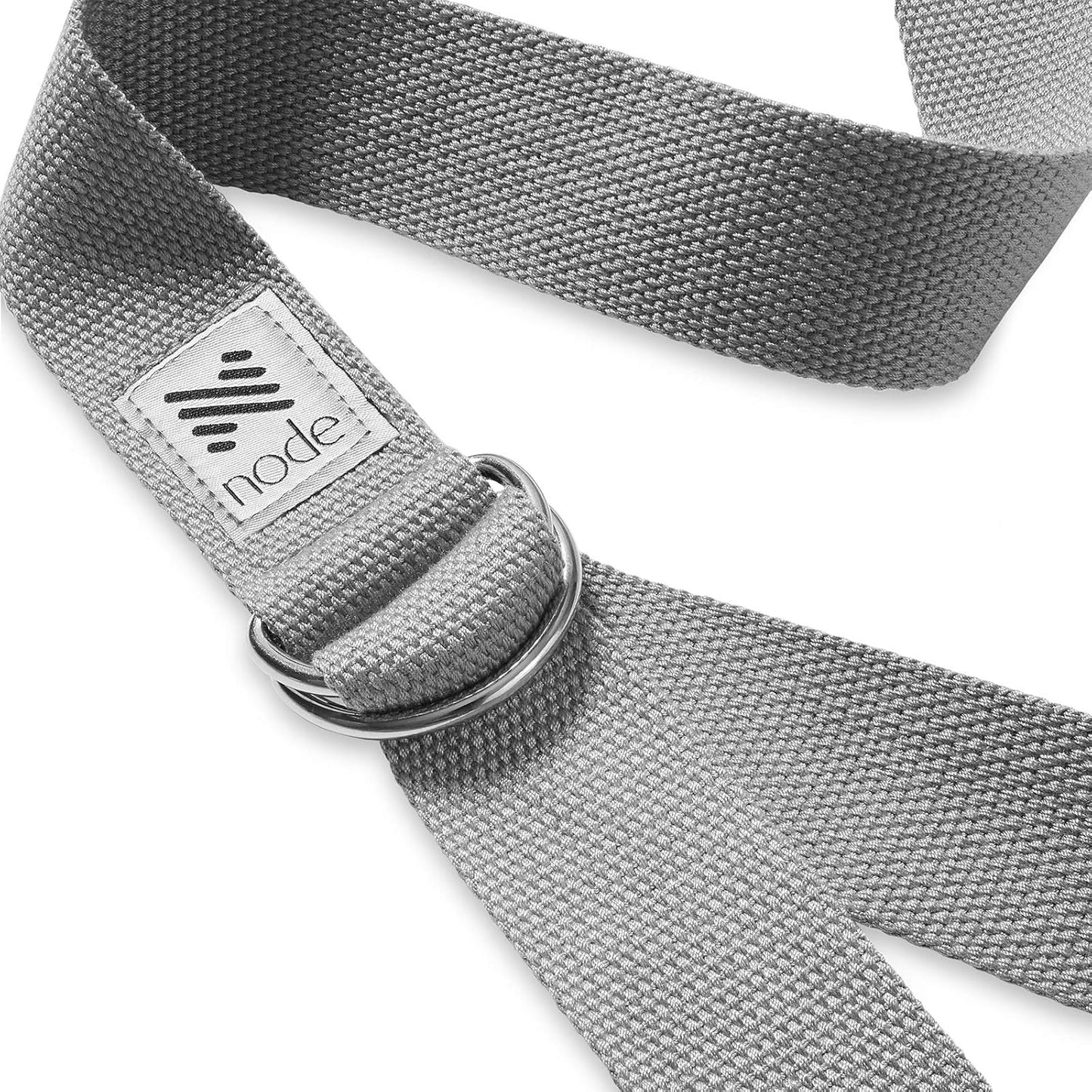 7-1/2' Yoga Strap for Stretching, Woven Cotton Blend Yoga Strap with Adjustable D-Ring Buckle for Exercise, Therapy and Fitness