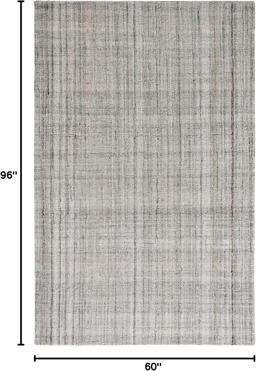 SAFAVIEH Himalaya Collection 6' Round Black HIM610C Handmade Premium Wool Area Rug