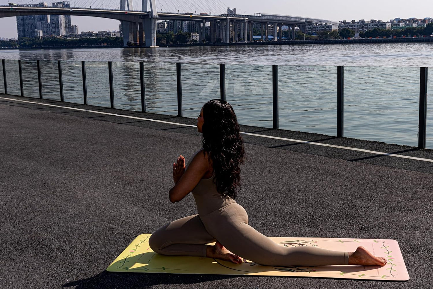 【BulgurYe】 Yoga Mat * Beast Line -- Unique coating technique, Great wear resistance for a long service life, Vividly printed pattern, Natural rubber base, Strong bounce resilience, Absorb sweat instantly to stay dry, Clean and hygienic.
