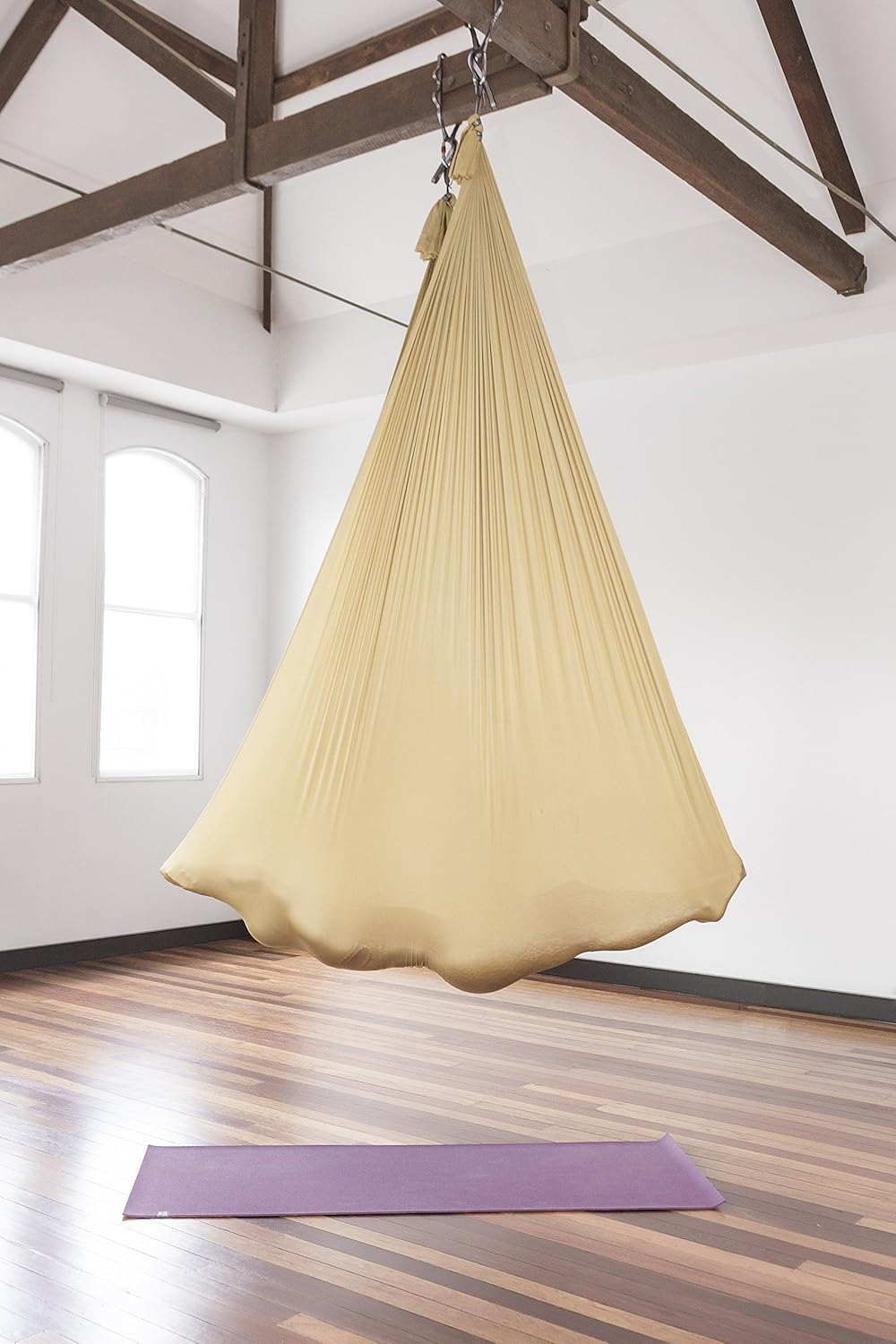 Pinc Active Silk Aerial Yoga Swing & Hammock Kit for Improved Yoga Inversions, Flexibility & Core Strength