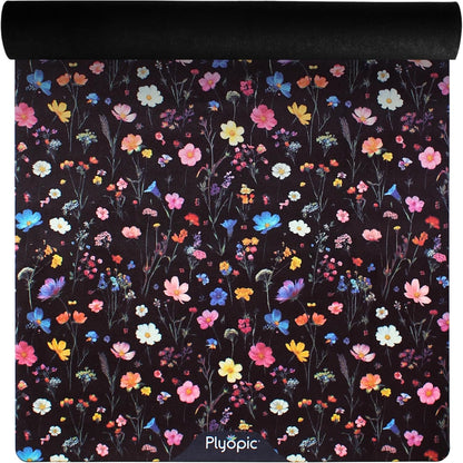 Plyopic. All In One Yoga Mat | Luxury Sweat-Grip Mat/Towel Combo | Ideal for Yoga, Hot Yoga, Bikram, Pilates, Workout & Exercise | Eco-Friendly Natural Rubber