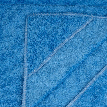 Yoga Towel, Non Slip Hot Yoga Mat Towel with Corner Pockets, Sized 25"x73", 100% Microfiber Sweat Absorbent, Perfect for Hot Yoga, Bikram, Pilates and Yoga Mats (Blue)