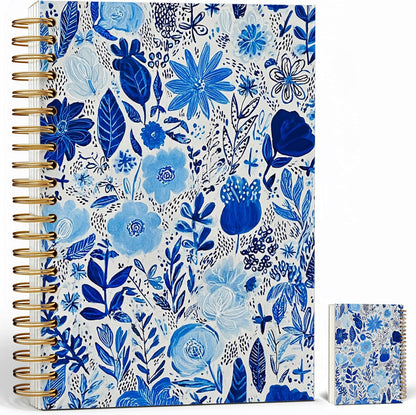 Journaling Notebooks for Women, Lotus Notebook -Meditation Yoga Spiritual Inspirational Planner Notebook Journal Gifts, A5 Spiral Journal Notebook Office Supplies Gifts for Women Birthday Christmas (Golden)