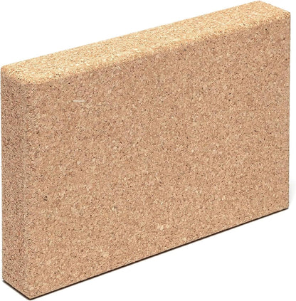 Go4Cork Cork Slim Yoga Block for Yoga, Pilates & Meditation | Non-Slip, Hypoallergenic, Sustainable, Non-Toxic Yoga Block