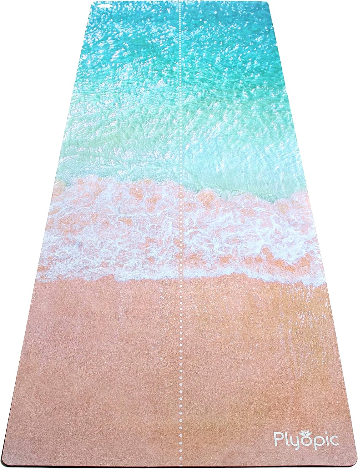 Plyopic. All In One Yoga Mat | Luxury Sweat-Grip Mat/Towel Combo | Ideal for Yoga, Hot Yoga, Bikram, Pilates, Workout & Exercise | Eco-Friendly Natural Rubber