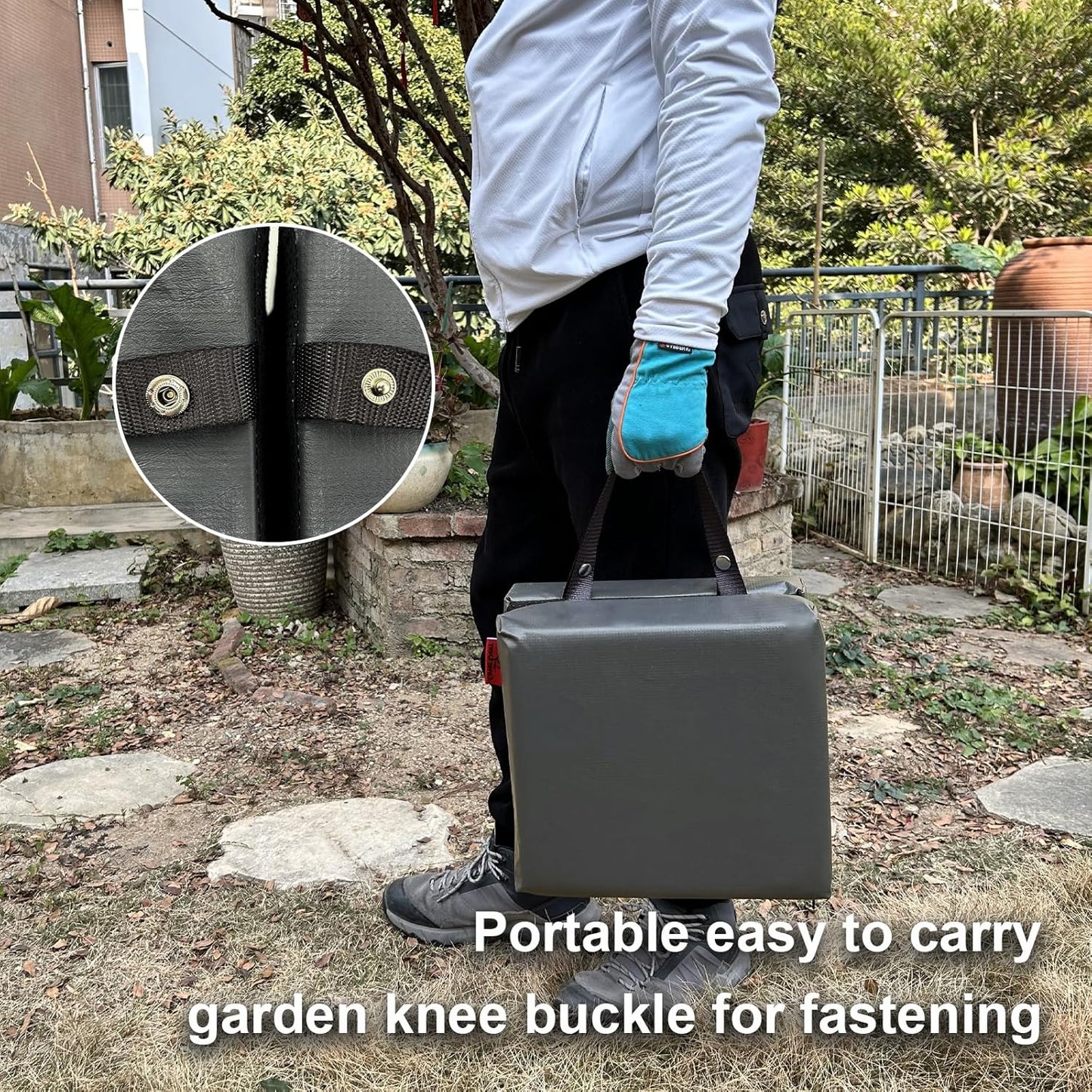 Extra Thick Soft Kneeling Pad for Men and Women, Waterproof Gardening Pads with Memory Foam, Yoga or Exercise Cleaning Knee Cushion, Collapsible Kneeling Mat Non-Slip Bottom Lightweight, Garden Gifts