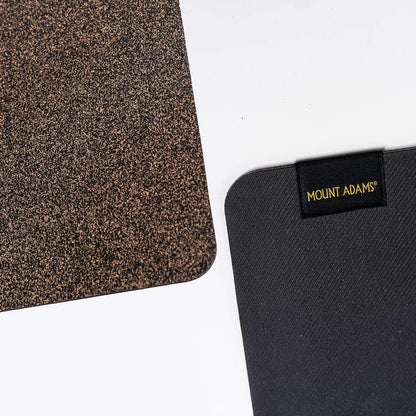 Mount Adams Granite XL Heavy Yoga Mat, 72” x 26” Cork and Natural Rubber Exercise Mat, 5mm Thick Workout Mat, Wet or Dry Non Slip Mat, Heavyweight Extra Large Gym Mat for Fitness or Pilates