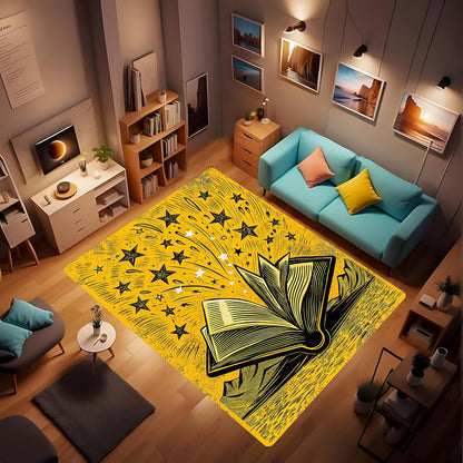 Butterfly Carpet Area Rug - Lovely Butterflies Printed Carpets for Kids Butterfly Theme Living Room Indoor Bedroom Decor Soft Polyester Yoga Mat 2'x3'