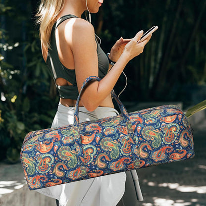 Boulder Bee | Yoga Mat Bag | Large Yoga Mat Carrier with Wet Pocket | Yoga Gifts | Gym Tote Bag for Women