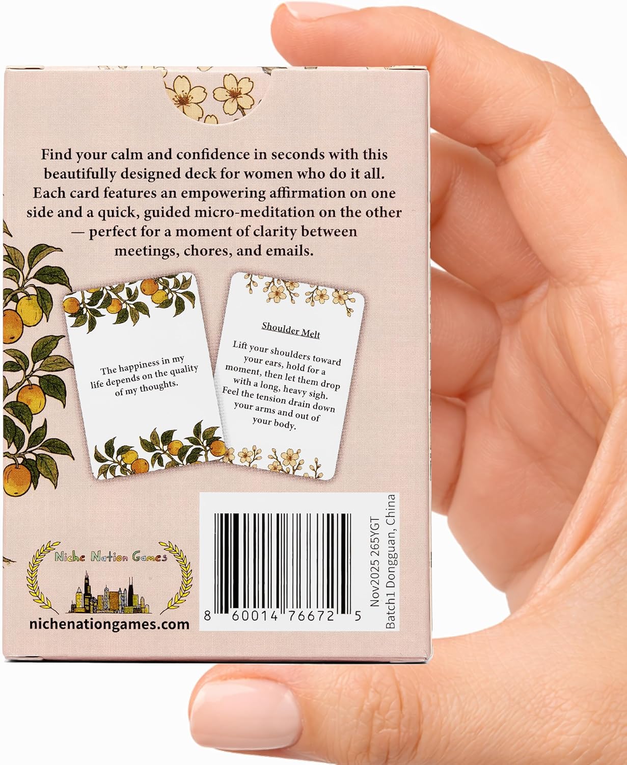 Positive Affirmations Cards For Women Who Do It All - Daily Affirmations & Mindfulness Exercises - Inspirational Gifts For Women - Positive Affirmations Cards & Stress Relief - 50 Prompts & Micro-Meditations