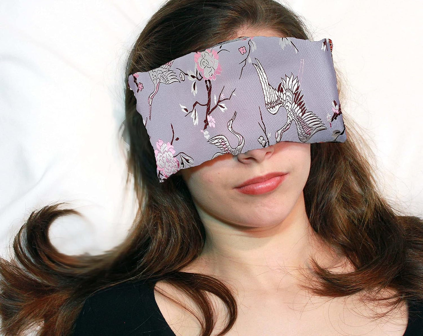 Handmade Luxe Serenity Eye Pillow - All-Natural Flaxseed - Unscented or Lavender Scented – Weighted Eye Mask for Yoga, Meditation, Hot & Cold Therapy