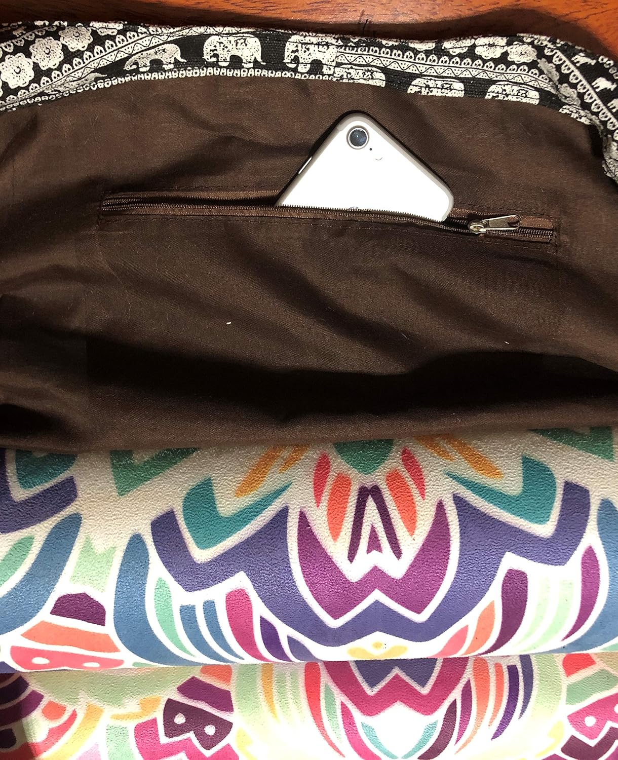 Aozora Yoga Mat Bag Large Yoga Mat Tote Sling Carrier with Pockets Fits Mats with Multi-Functional Storage Pockets Light and Durable