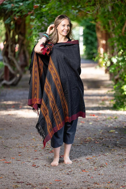Meditation Shawl – Unisex Prayer Wrap, Large Scarf & Yoga Blanket – Soft, Lightweight & Multipurpose