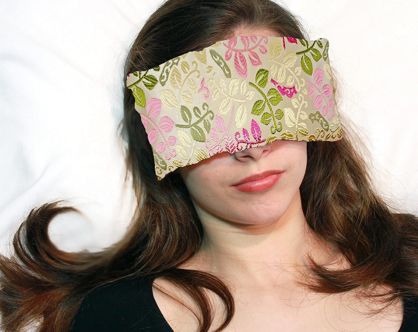 Handmade Luxe Serenity Eye Pillow - All-Natural Flaxseed - Unscented or Lavender Scented – Weighted Eye Mask for Yoga, Meditation, Hot & Cold Therapy