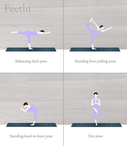 Foldable Yoga Exercise Mat – Lightweight, Anti-Slip, and Easy to Store for Yoga, Pilates, Home Workouts, and Floor Exercises