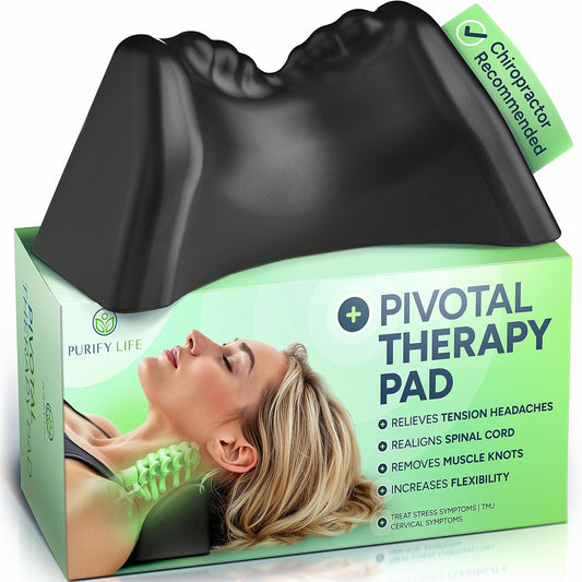 Occipital Release Tool for Pivotal Therapy & TMJ Device – Cervical Traction Pillow for Neck, Shoulder, and Back Pain Relief - Tension Headaches, Manipulation Therapies, Trigger Points