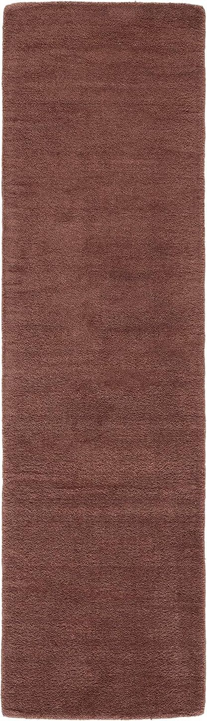 SAFAVIEH Himalaya Collection 6' Round Black HIM610C Handmade Premium Wool Area Rug