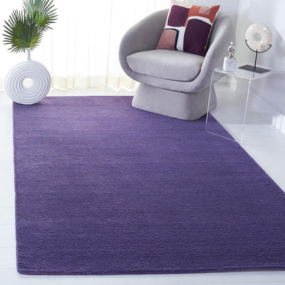 SAFAVIEH Himalaya Collection 6' Round Black HIM610C Handmade Premium Wool Area Rug