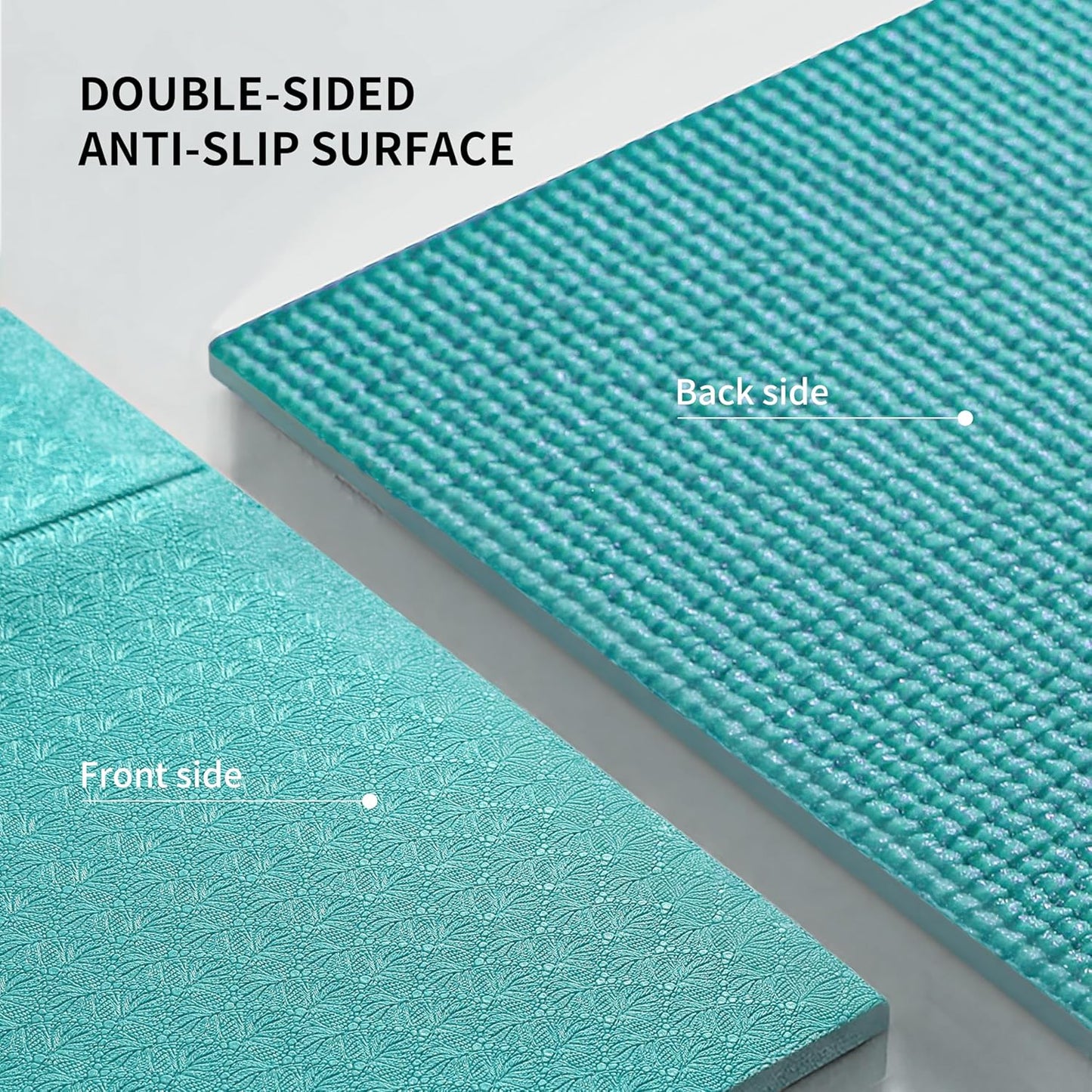 PROIRON Foldable Yoga Mat 0.24"/0.16" for Home Workout & Travel, Non Slip Travel Yoga Mats with Carry Bag, Packable Yoga Mat for Home Gym, Pilates, Fitness,Stretching