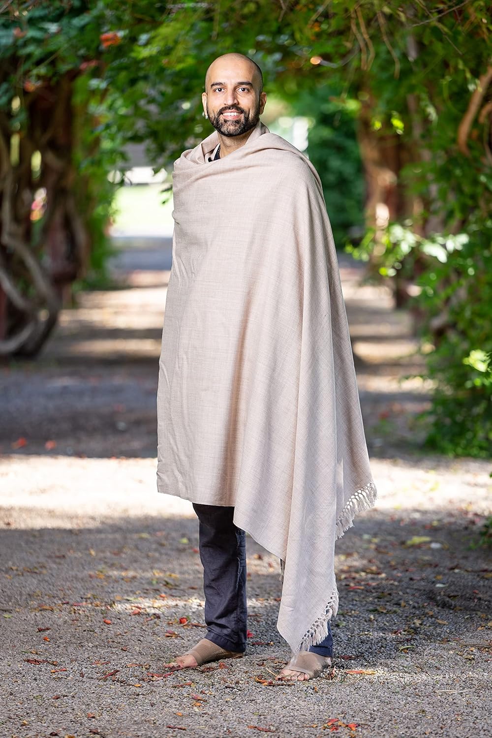 Meditation Shawl or Meditation Blanket, Shawl/Wrap, Oversize Scarf/Stole. Large. Unisex.
