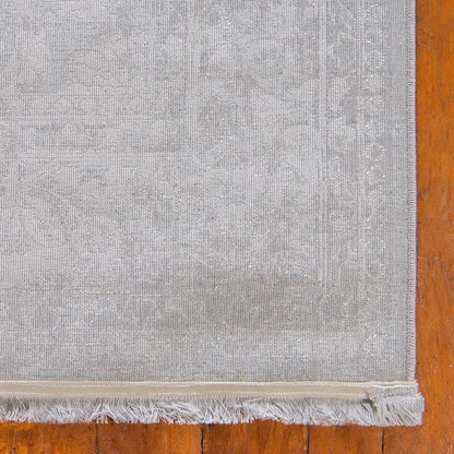 Unique Loom New Classical Collection Area Rug - Olwen (4'Round, Purple/ Gray)