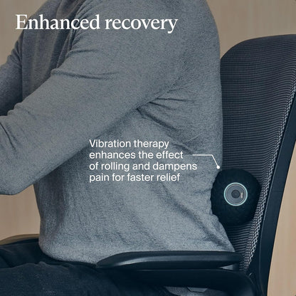 TheraGun Therabody WaveRoller - High Density Foam Roller for Body and Large Muscles. Bluetooth Enabled with 5 Customizable Vibration Frequencies in Therabody App