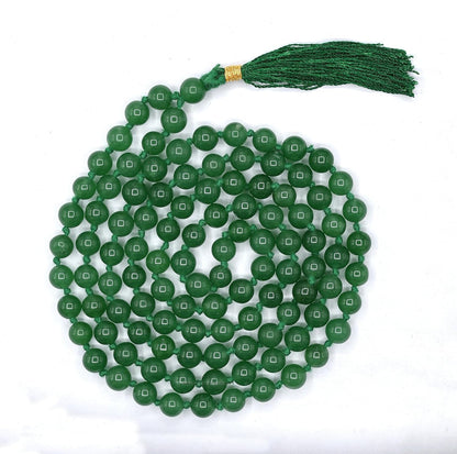 Amazing Gemstone 108 Beads Handmade Mala (Knotted, Rudraksha) - Colors A