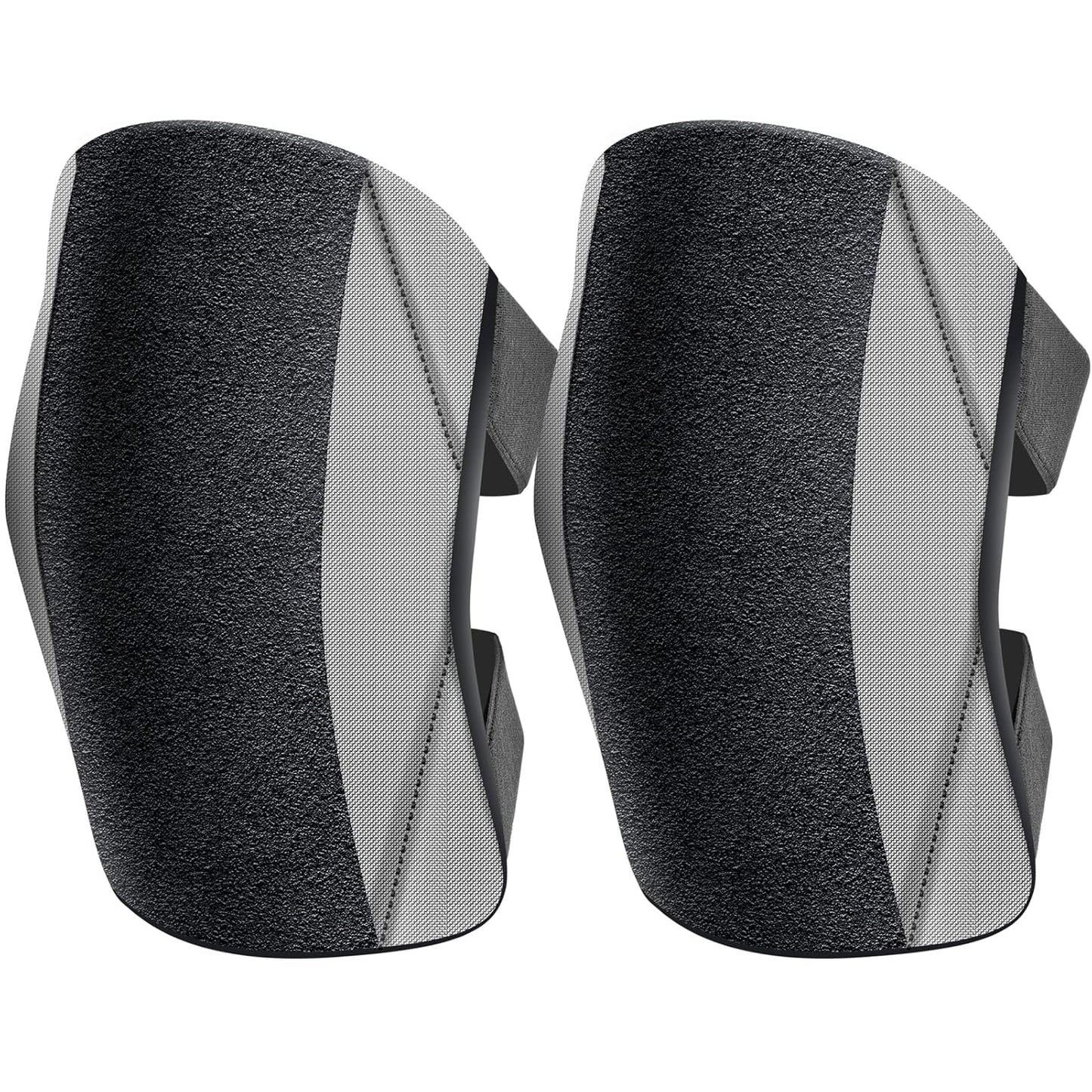 Garden Knee Pads for Men and Women, Lightweight Waterproof KneePads for Gardening, Anti Slip Leather Foam Padding Kneeling Pads for Flooring and Carpet Cleaning, House work, Gardening Maintain, Knee Protector,Gray
