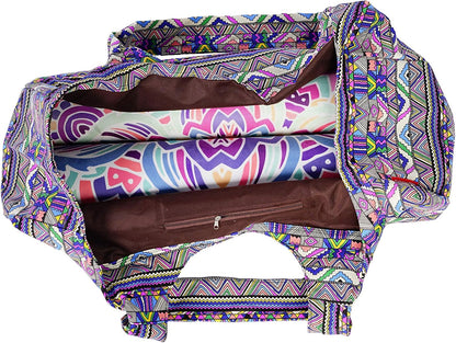 Aozora Yoga Mat Bag Large Yoga Mat Tote Sling Carrier with Pockets Fits Mats with Multi-Functional Storage Pockets Light and Durable