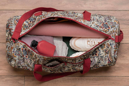 Maison d' Hermine Yoga Mat bag, Cylindrical bag for Woman&Men, yoga mat Bag &Adjustable shoulder straps Yoga Mat Carrier Bag with Drawstring Water Bottle Pocket and zipper pocket Easter Gifts
