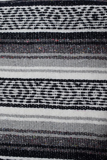 Open Road Goods Blue Mexican Blanket - Authentic Serape Falsa Blanket - Handmade