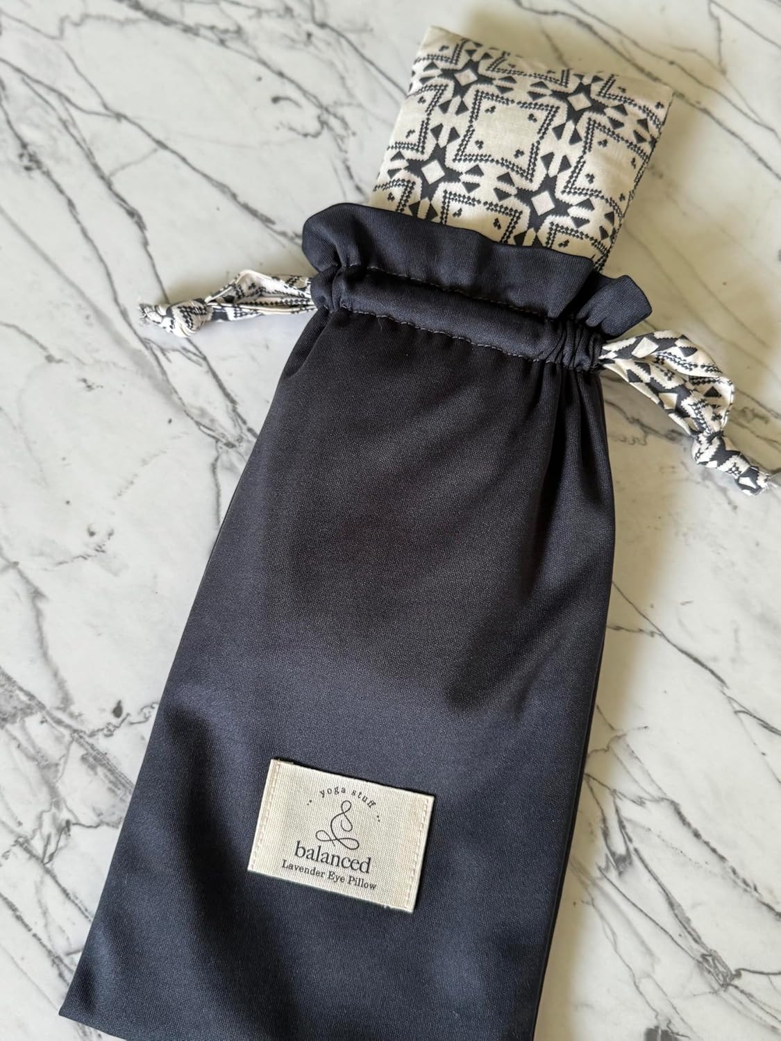 Weighted Lavender Eye Pillow for Sleep & Relaxation – Organic Cotton Eye Pillow with Natural Lavender, Aromatherapy Eye Pillow for Yoga, Meditation, Stress Relief & Travel