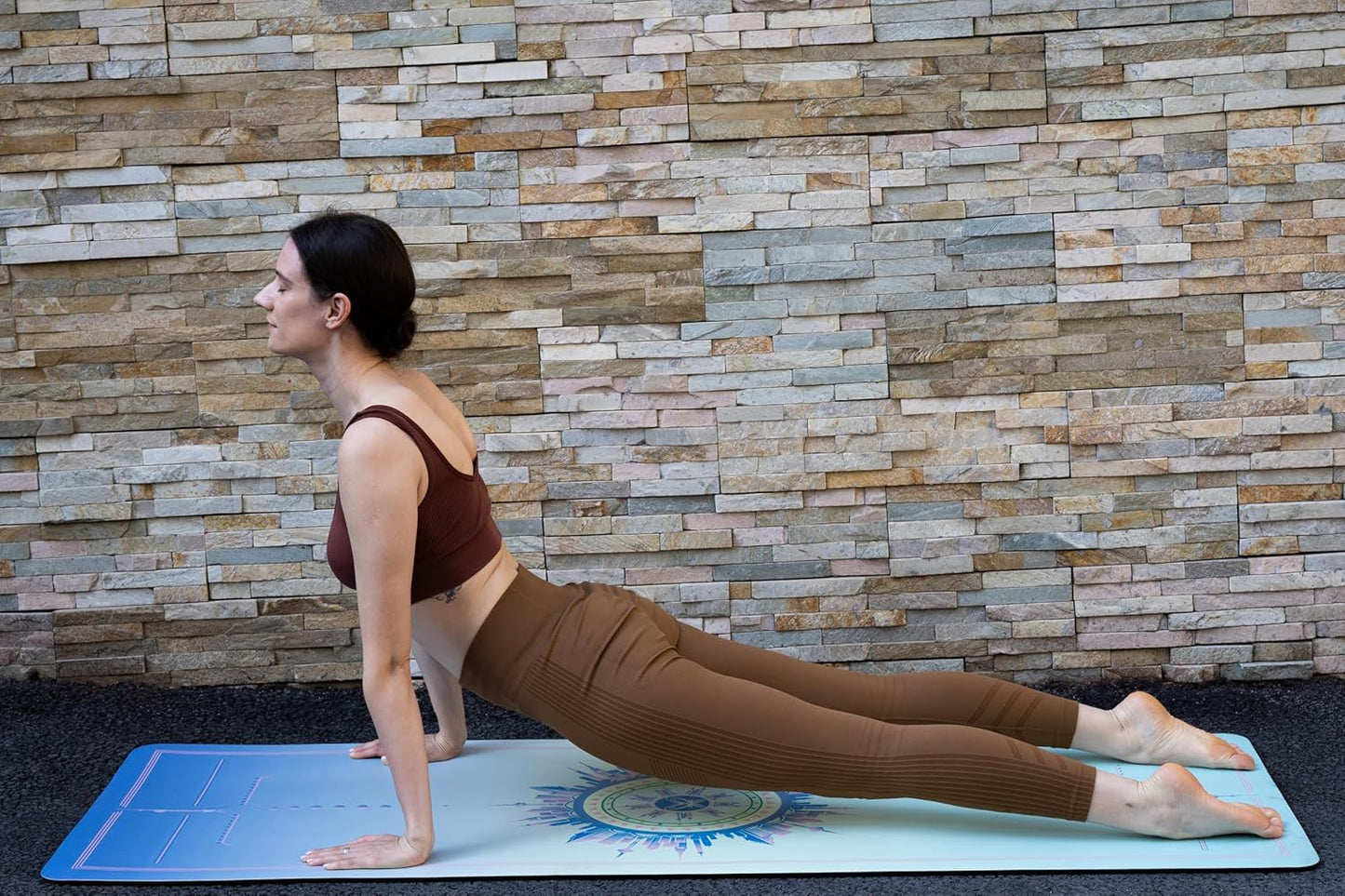 【BulgurYe】Yoga Mat * Nature Line -- Unique coating technique, Great wear resistance for a longer service life, Vividly printed pattern to protect eyes, Natural rubber base, Strong bounce resilience, Absorb sweat instantly to stay dry, Clean and hygienic.