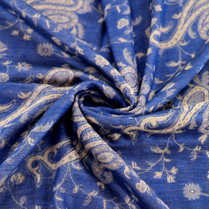 Ciormis Two Tone Silky Paisley Pashmina Shawl Scarf,Soft Women's Rave Jacquard Pashminas Wrap Scarves