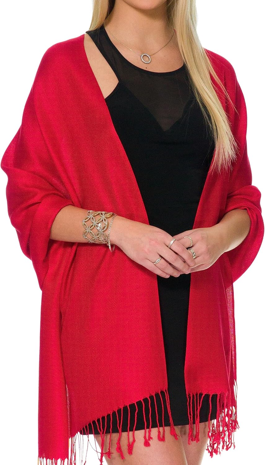 Pashmina Shawls and Wraps for Evening Dresses, Large Soft Pashminas Wedding Shawl