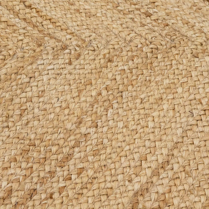 Heavy Material Hand Braided Jute 3x5 Natural Jute Beige Multi Geometric Design Hand Woven Rug Flatweave Area Carpet Indoor Outdoor Rugs for Kitchen Garden Yoga Mat - Colors B