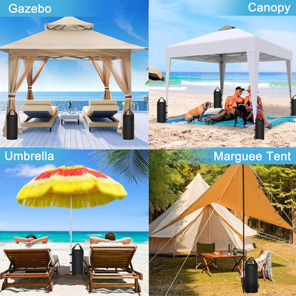 112 LBS Canopy Weights Sand Bags for Weight Windproof Pop up Canopy Tent (No Sand)-4 Pack