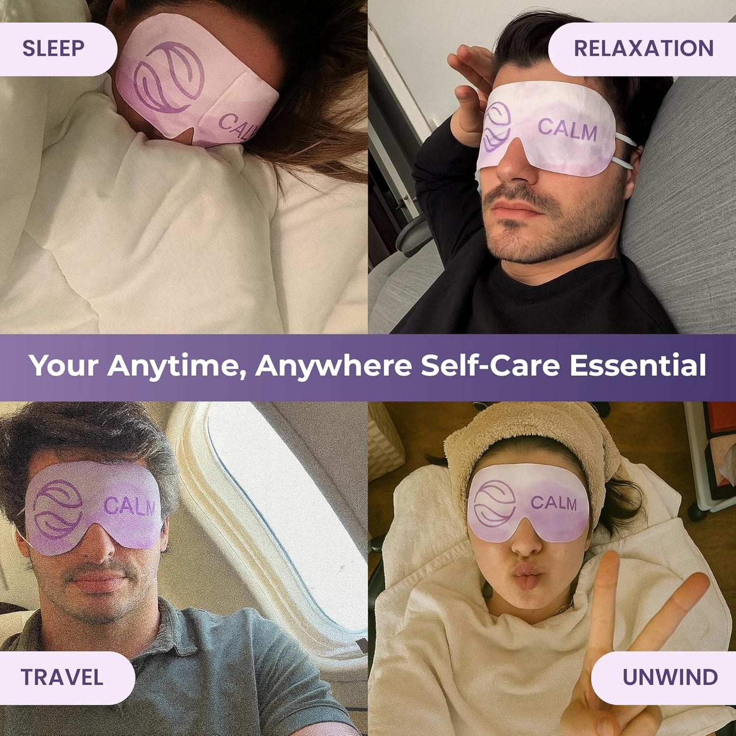 Body Restore Heated Eye Mask for Dry Eyes 30 Pack – Fathers Day Gift for Dad, Birthday Gifts for Women and Men, Self Heating Warm Compress, Relaxation – Variety