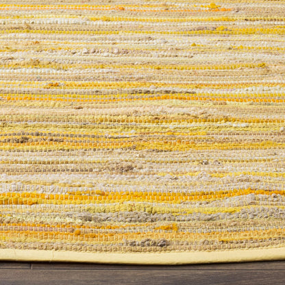 SAFAVIEH Area Rug 3x5 - Rag Rug Collection - Blue & Multi, Handmade Cotton, Boho Stripe Pattern, Ideal for Entryway, Living Room, Bedroom, Dining Space (RAR130B)