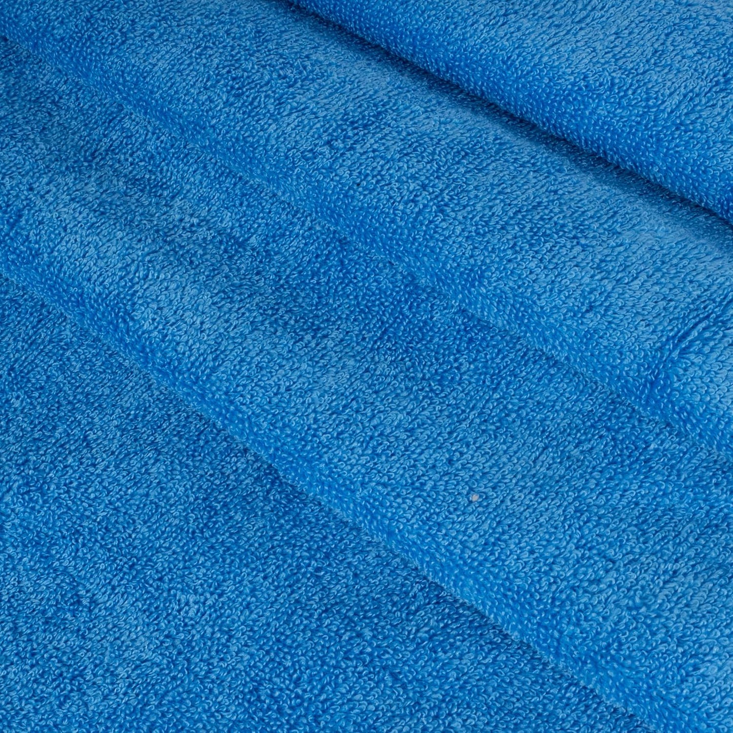 Yoga Towel, Non Slip Hot Yoga Mat Towel with Corner Pockets, Sized 25"x73", 100% Microfiber Sweat Absorbent, Perfect for Hot Yoga, Bikram, Pilates and Yoga Mats (Blue)