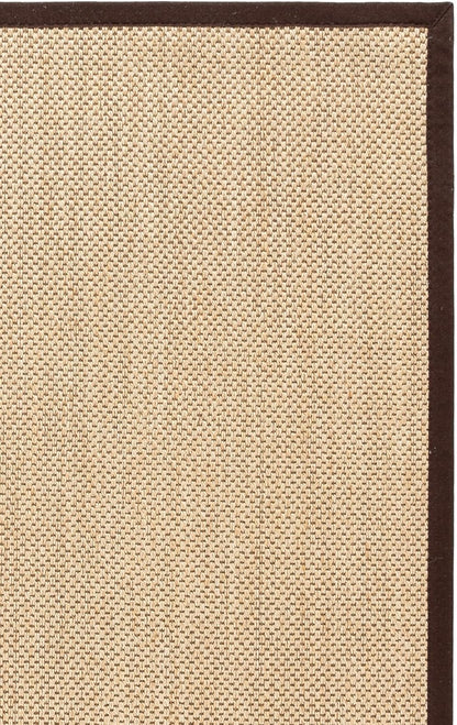 SAFAVIEH Area Rug 11x15 - Natural Fiber Collection - Large - Maize & Linen Color, Sisal, Woven Design with Border (NF141B) - Colors A