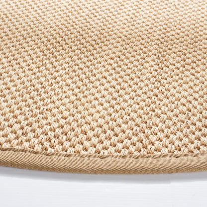 SAFAVIEH Area Rug 11x15 - Natural Fiber Collection - Large - Maize & Linen Color, Sisal, Woven Design with Border (NF141B) - Colors B