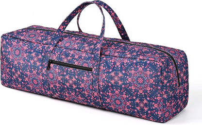 Boulder Bee | Yoga Mat Bag | Large Yoga Mat Carrier with Wet Pocket | Yoga Gifts | Gym Tote Bag for Women