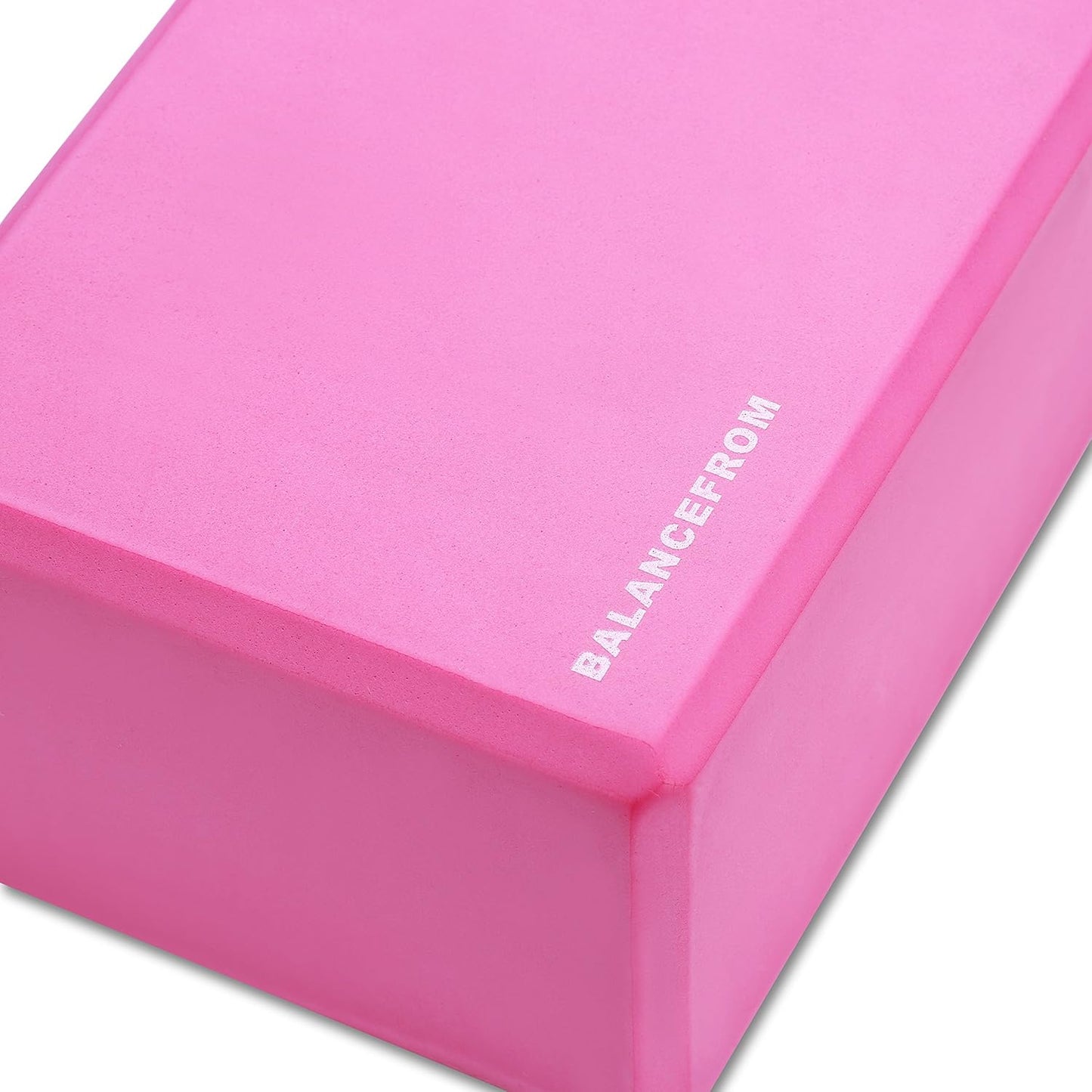 Fitvids GoYoga, Set of 2 High Density Yoga Blocks, 9"x6"x4" Each