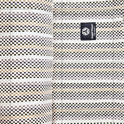 Hugger Mugger Cotton Yoga Blanket - Multi-Gray- Soft but Firm, Cofortable Support, Great Prop for Yoga