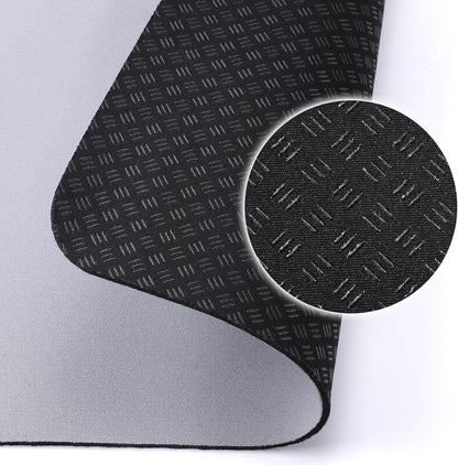 TOBWOLF Non-Slip Workout Mat for Ellipse Leg Exerciser, Ellipse Machine Mat, Exercise Mat for Under Desk Ellipticals, Suitable for Electric Seated Foot Pedal Exerciser, Stability & Floor Protection