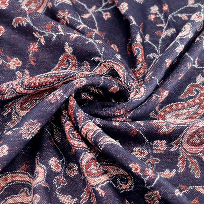 Ciormis Two Tone Silky Paisley Pashmina Shawl Scarf,Soft Women's Rave Jacquard Pashminas Wrap Scarves