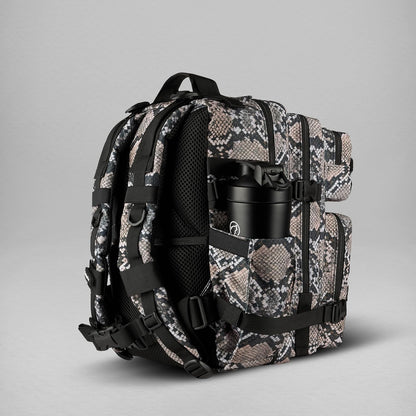 WOLFpak 35L Tactical Gym Backpack (Alpha Black) Durable 1000D Waterproof Oxford Material with MOLLE Webbing, Laptop Pocket & Dual Cup Holders, Durable Fitness/Travel/Military Daypack